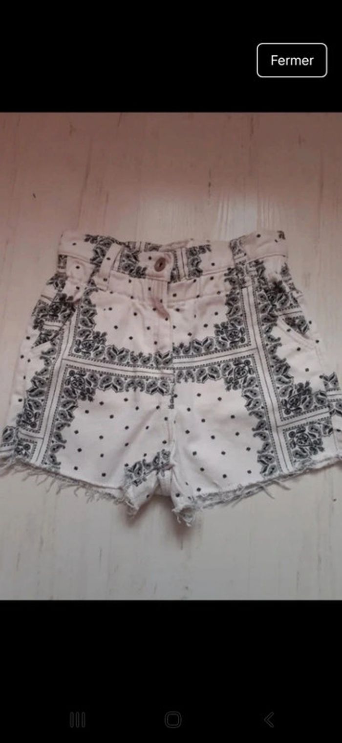 Short en jean Gémo 10 ans