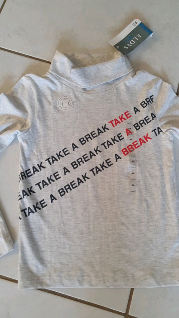 Col roulé garçon 8 ans Neuf V6 - photo numéro 3