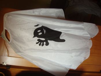 déguisement poncho fantome halloween