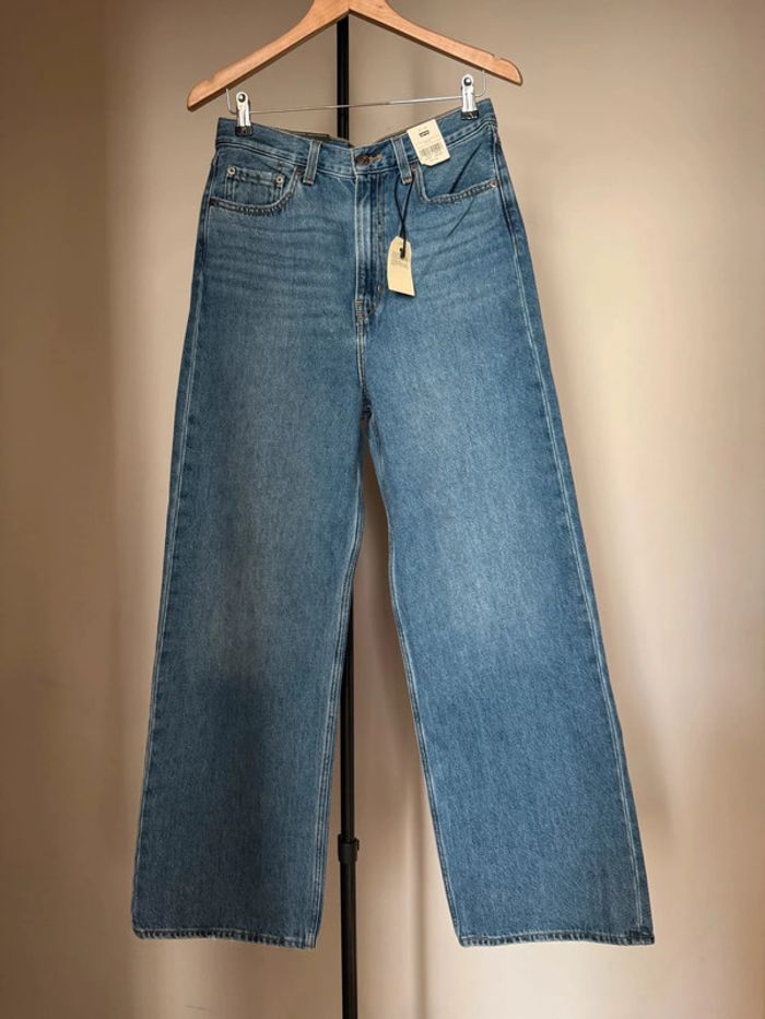 Jean bleu Levis high loose w 29x31 poches rétro - photo numéro 12