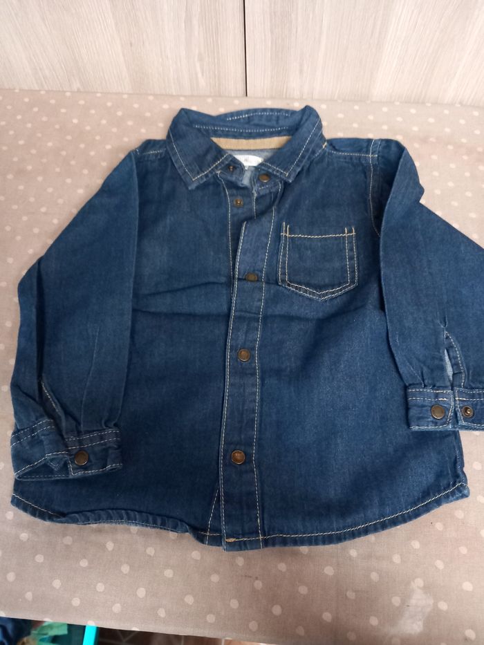 Chemise jeans