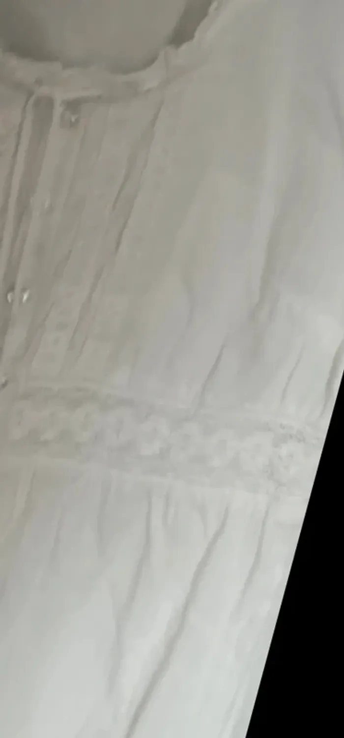 Robe blanche taille 38 ou M - photo numéro 3