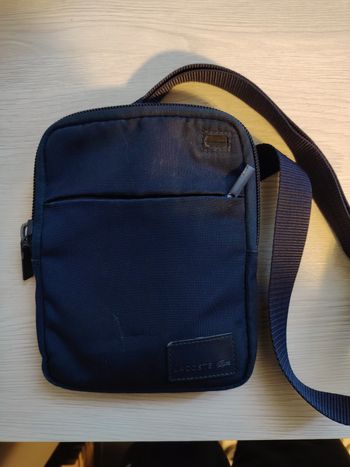 Sacoche homme Lacoste Bleu