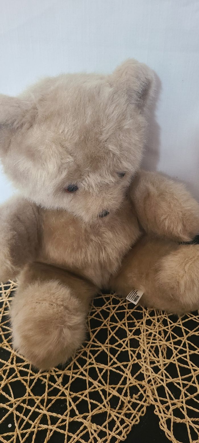 peluche ours vintage eluz collection ou décoration - photo numéro 3