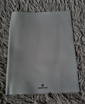 Protège cahier gris 21X27cm
