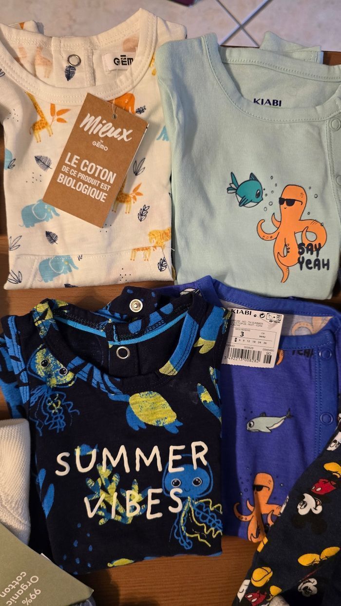 NEUFS 🤩🥰💙🎉SUPERBE lot 3 mois garçon primtemps/été 💙🥰🤩 - photo numéro 5