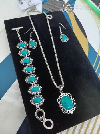Parure turquoise