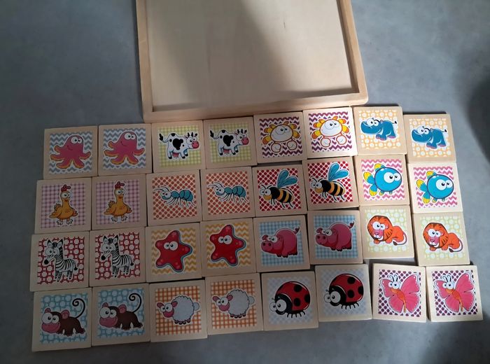 Jeu memo en bois - photo numéro 6