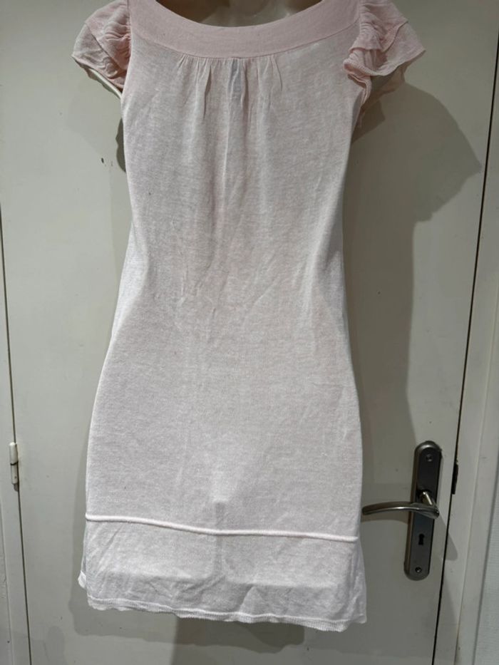 Robe rose transparente naf Naf Taille XS - photo numéro 6