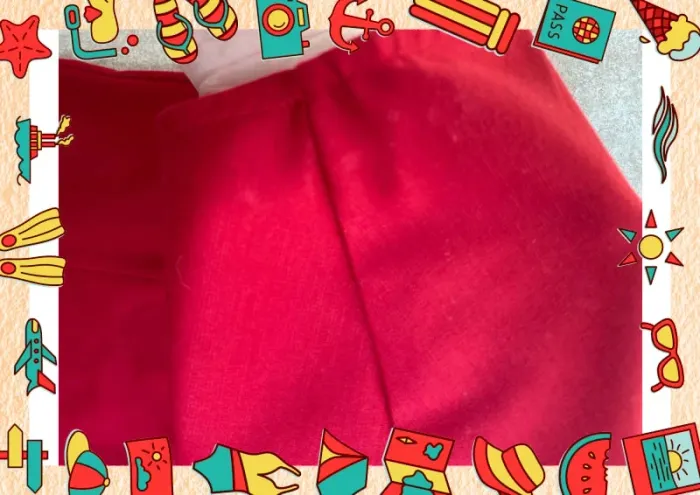 Robe manches courtes rouge doré Anna field 38 M - photo numéro 6