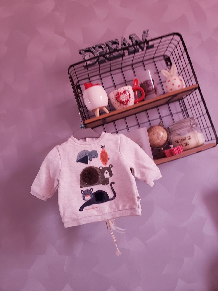 Pull 🎀 Obaibi × Oxybul 3 mois 4€