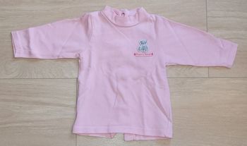 Tee-shirt Manche longue rose