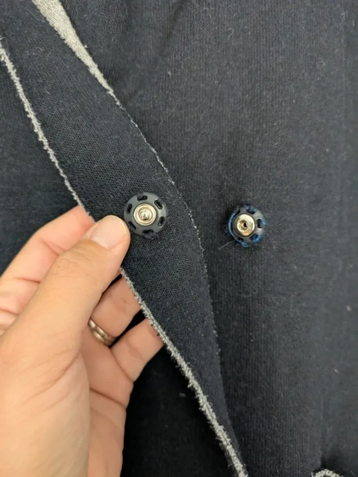 Veste style caban Esprit taille 42 gris foncé - photo numéro 4