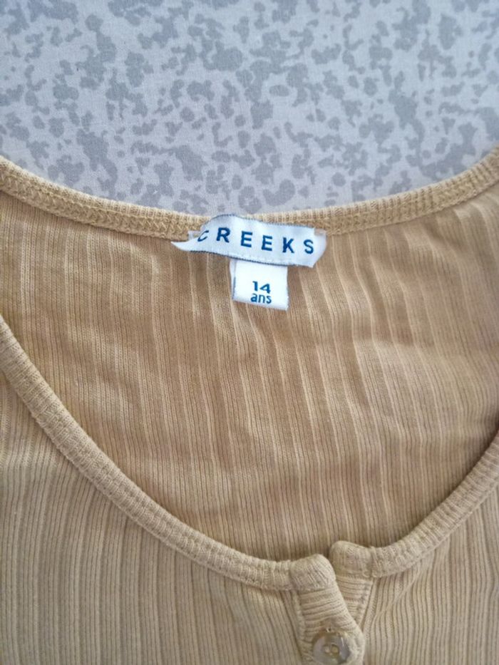 Polo jaune pale - photo numéro 2