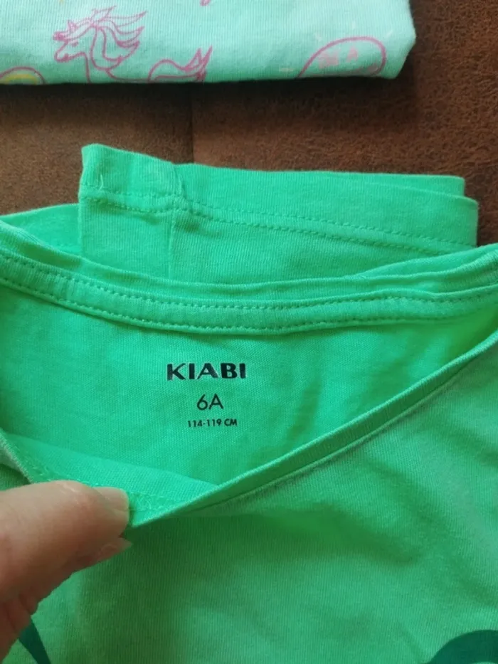 Lot de 4 t-shirts à manches courtes fille 6 ans - photo numéro 4