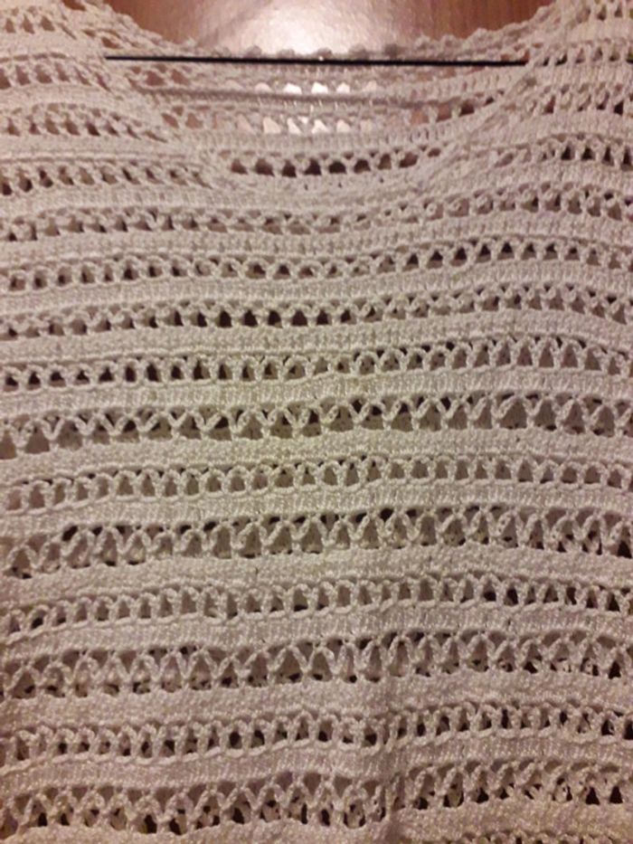 Tee shirt ajouré blanc - photo numéro 2