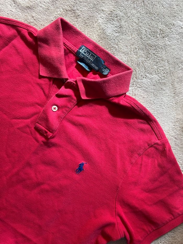 Polo Ralph Lauren - Custom Fit - Rouge - Taille M - photo numéro 2