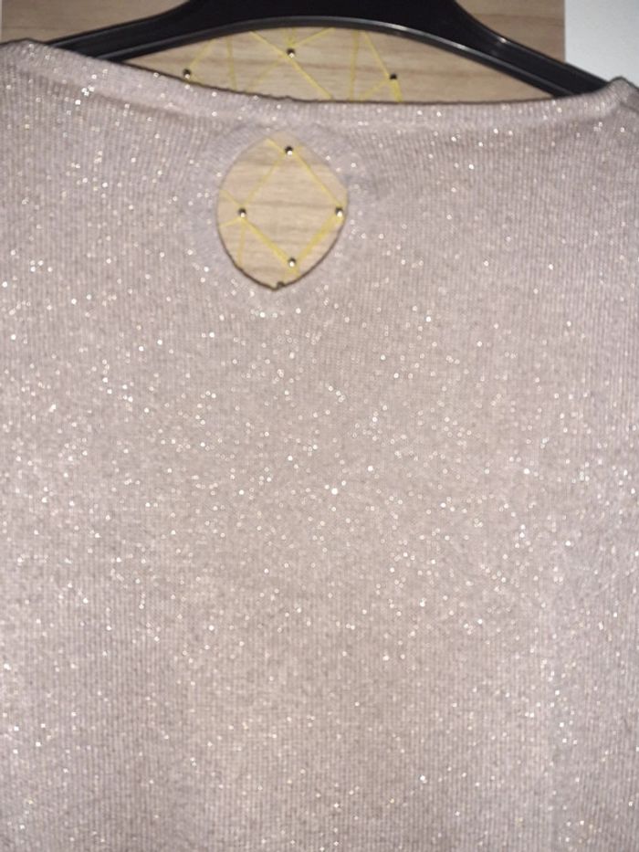 Pull fin pailleté camaïeu - photo numéro 7