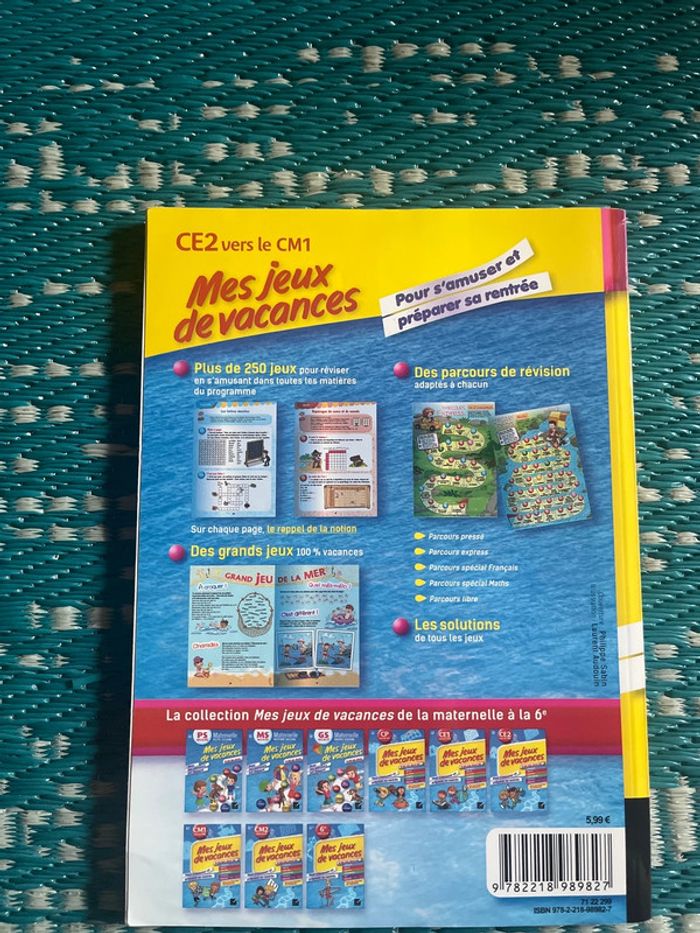 Cahier de vacances Ce2/cm1 - photo numéro 2