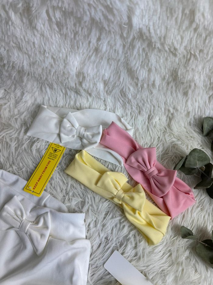 Lot de 3 bloomer et 3 bandeaux shein taille 6-9 mois - photo numéro 5