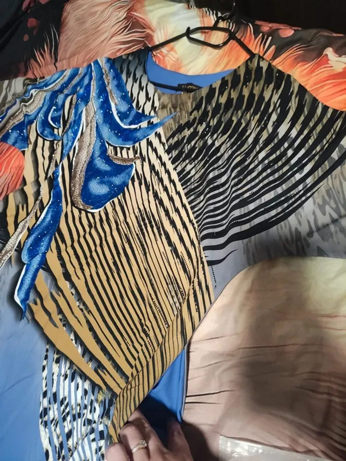 Robe algérienne habillée, à strass neuve, taille 46 - photo numéro 18