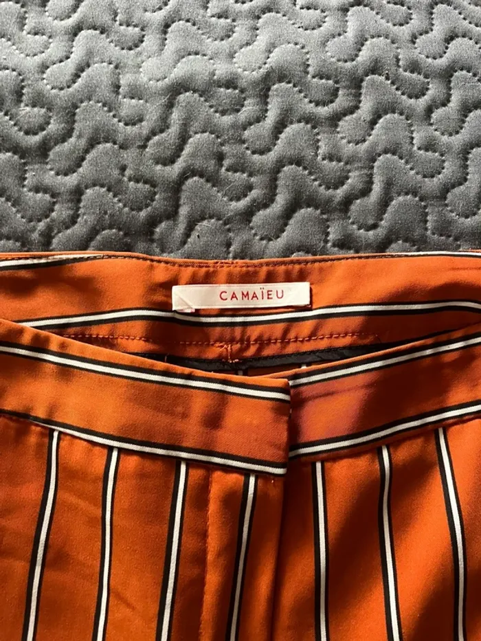 pantalon fluide camaïeu taille 36 - photo numéro 2