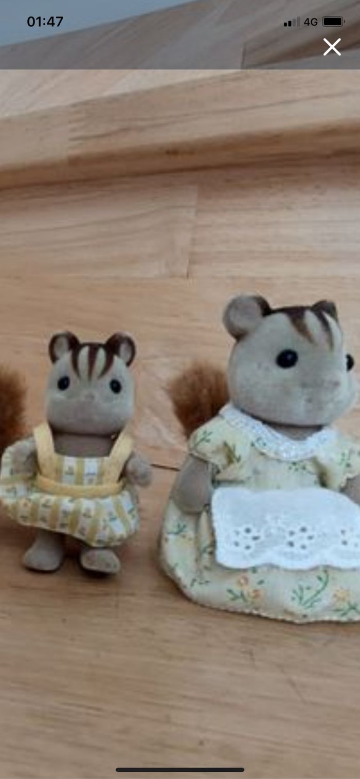 Famille écureuil sylvanian families - photo numéro 2