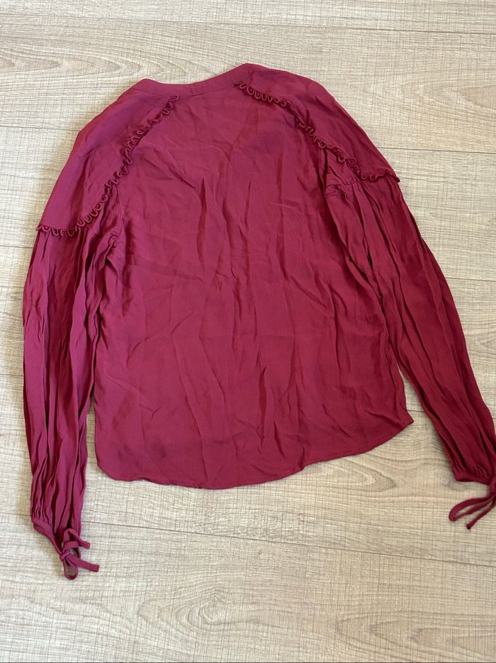 Blouse bordeaux à manches longues Pepe Jeans taille S jamais portée - photo numéro 8