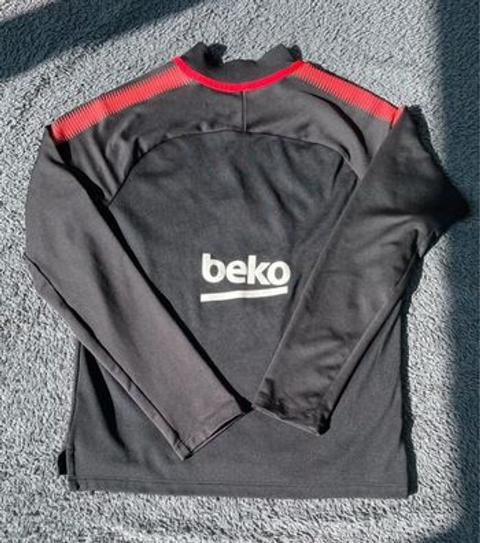 Haut entraînement Nike F.C Barcelone Noir 12-13 ans - photo numéro 6