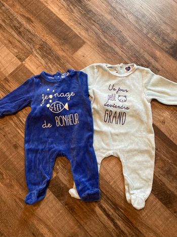 Lot 2 pyjama 3mois