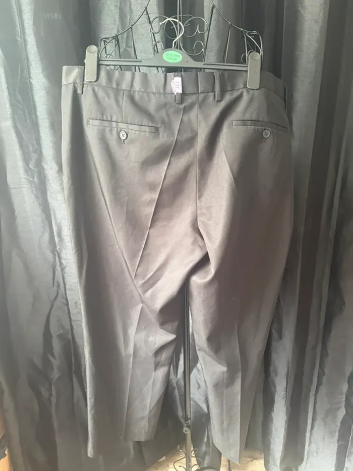Pantalon de costume noir Kiabi - Taille 50 - photo numéro 2