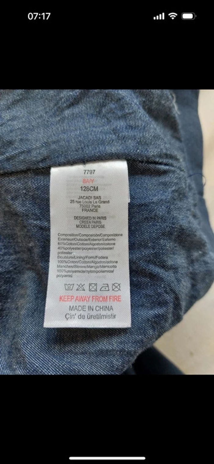 Veste Jacadi taille 8 ans - photo numéro 5
