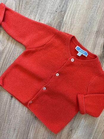 Gilet corail Jacadi 3 mois