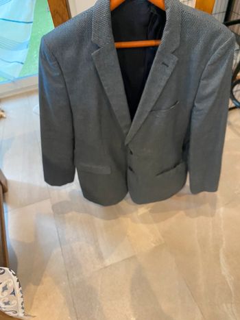 Veste costume bleue chiné