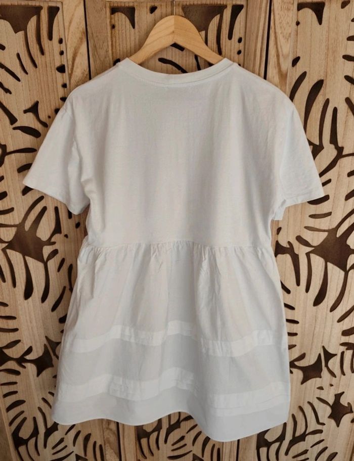 Robe blanche en coton Taille L Zara - photo numéro 6