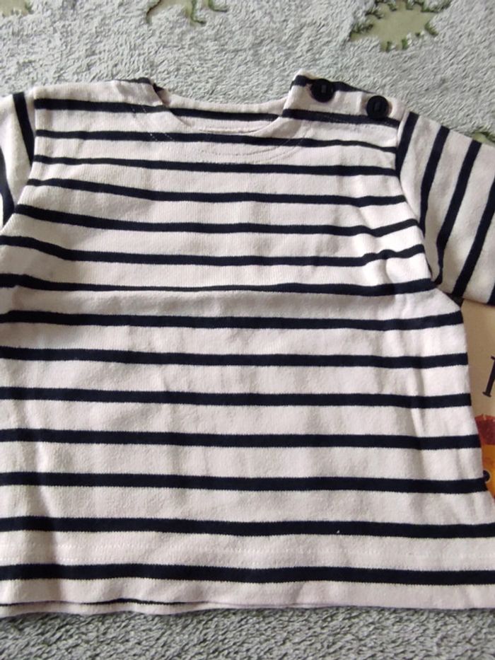 Marinière petit bateau 12 mois - photo numéro 2