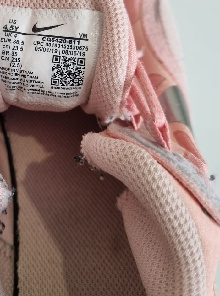 basket Nike react 270 rose corail taille 36.5 - photo numéro 6