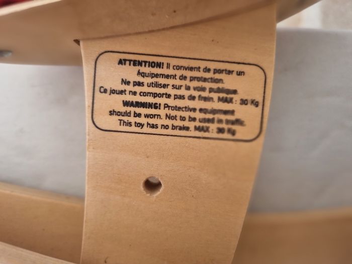 Draisienne en bois - photo numéro 5