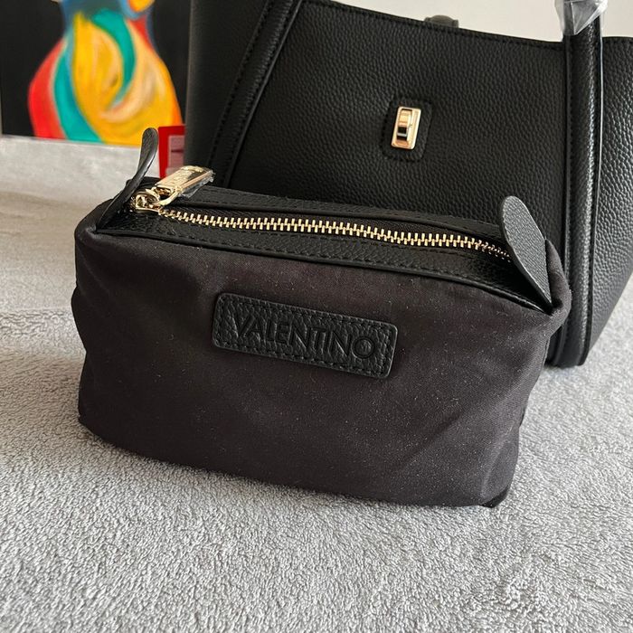 Sac à main Valentino noir cuir grainé - photo numéro 5