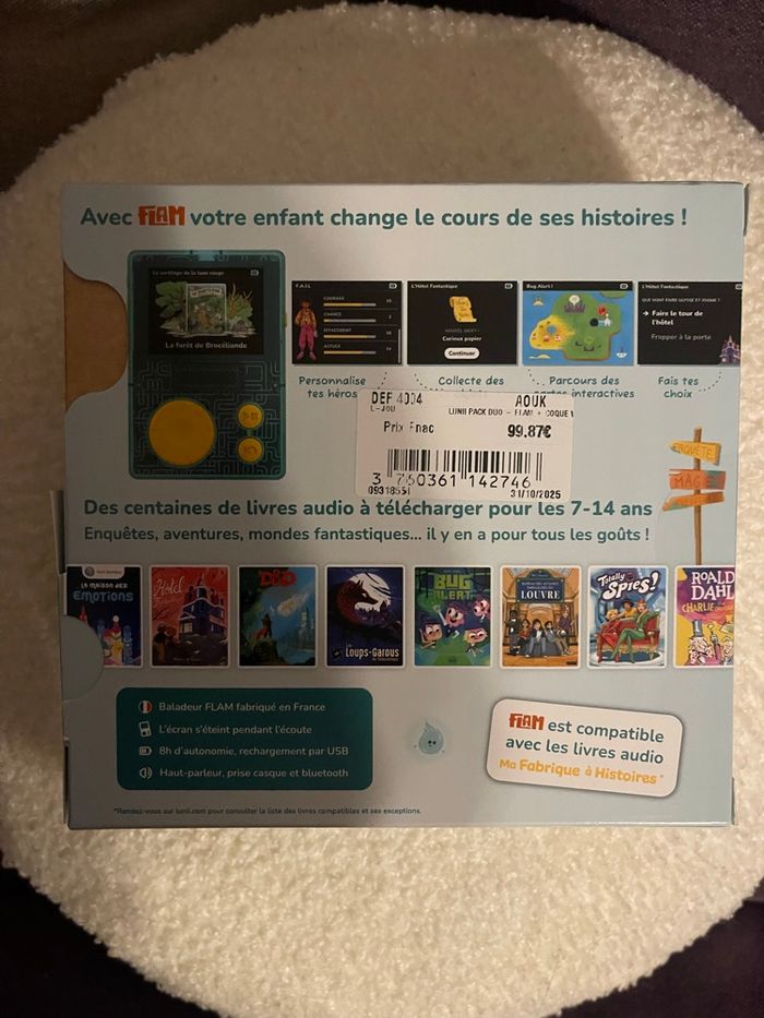 Lunii Flam + coque - photo numéro 2