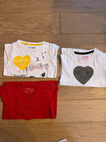 Vends lot de 3 tee shirt fille 5.10.15 - 3 ans très bon état