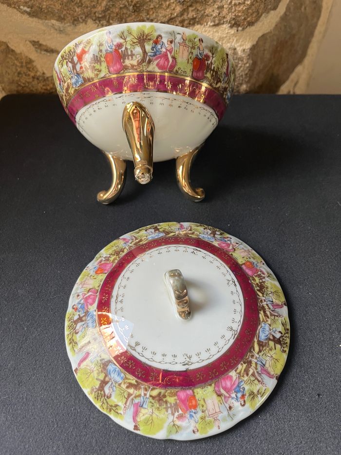 Boîte, vide poche en porcelaine Vintage - photo numéro 8
