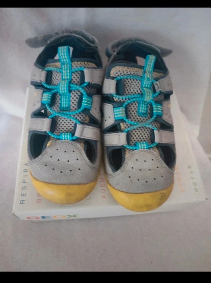 Sandales Geox grises – Pointure 33 - photo numéro 2