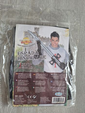 Épée de chevalier gonflable