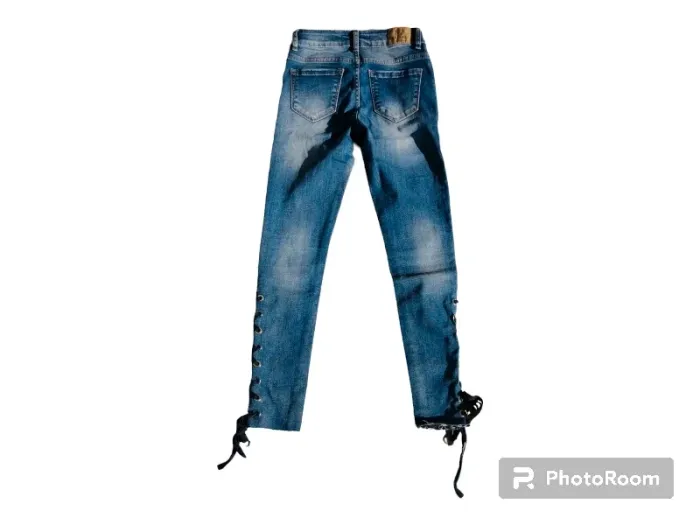 Jeans slim avec laçage neuf Redial neuf - photo numéro 4