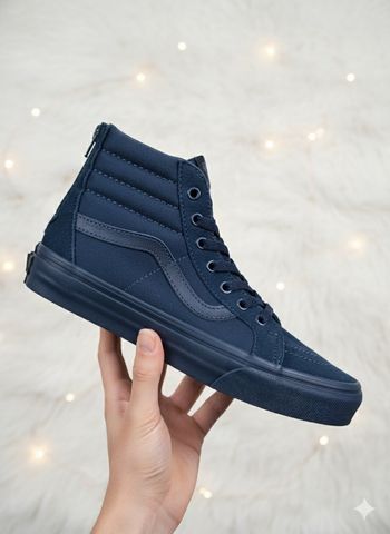 🌹👟vans sk8-hi bleu marine kids - stock très limité !