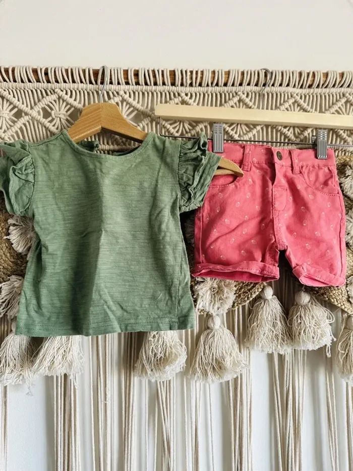 Ensemble bébé fille 12 mois