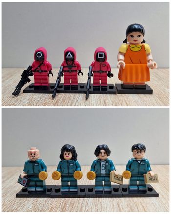 Squid Game - Saison 1- lot de 8 Figurines
