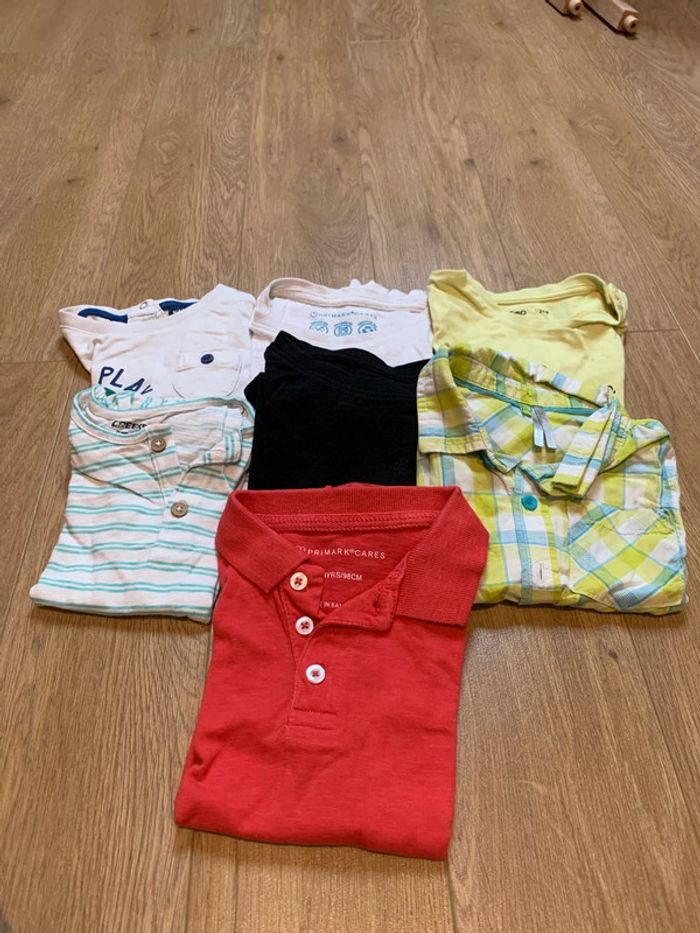 Hauts manches courtes 24 mois