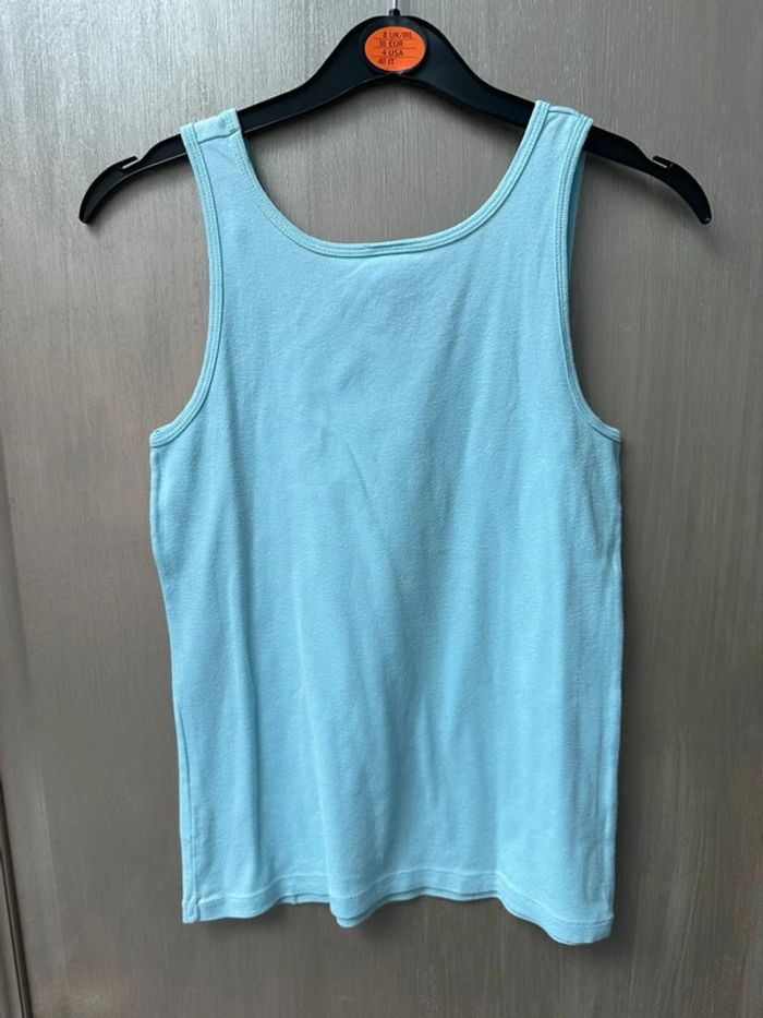 Débardeur fille bleu ciel petit bateau 14 ans - photo numéro 6